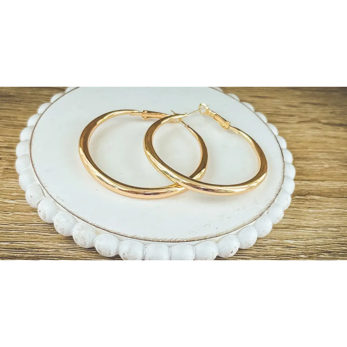 Everyday Large Hoop Earrings - Gold or Silver - Rooted Home Goods