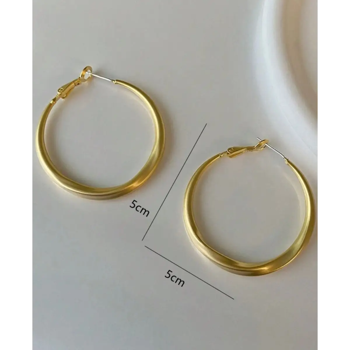 Everyday Large Hoop Earrings - Gold or Silver - Rooted Home Goods