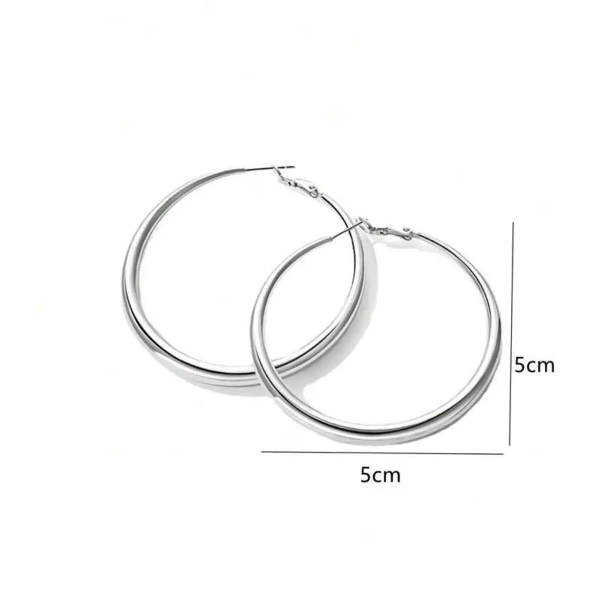 Everyday Large Hoop Earrings - Gold or Silver - Rooted Home Goods