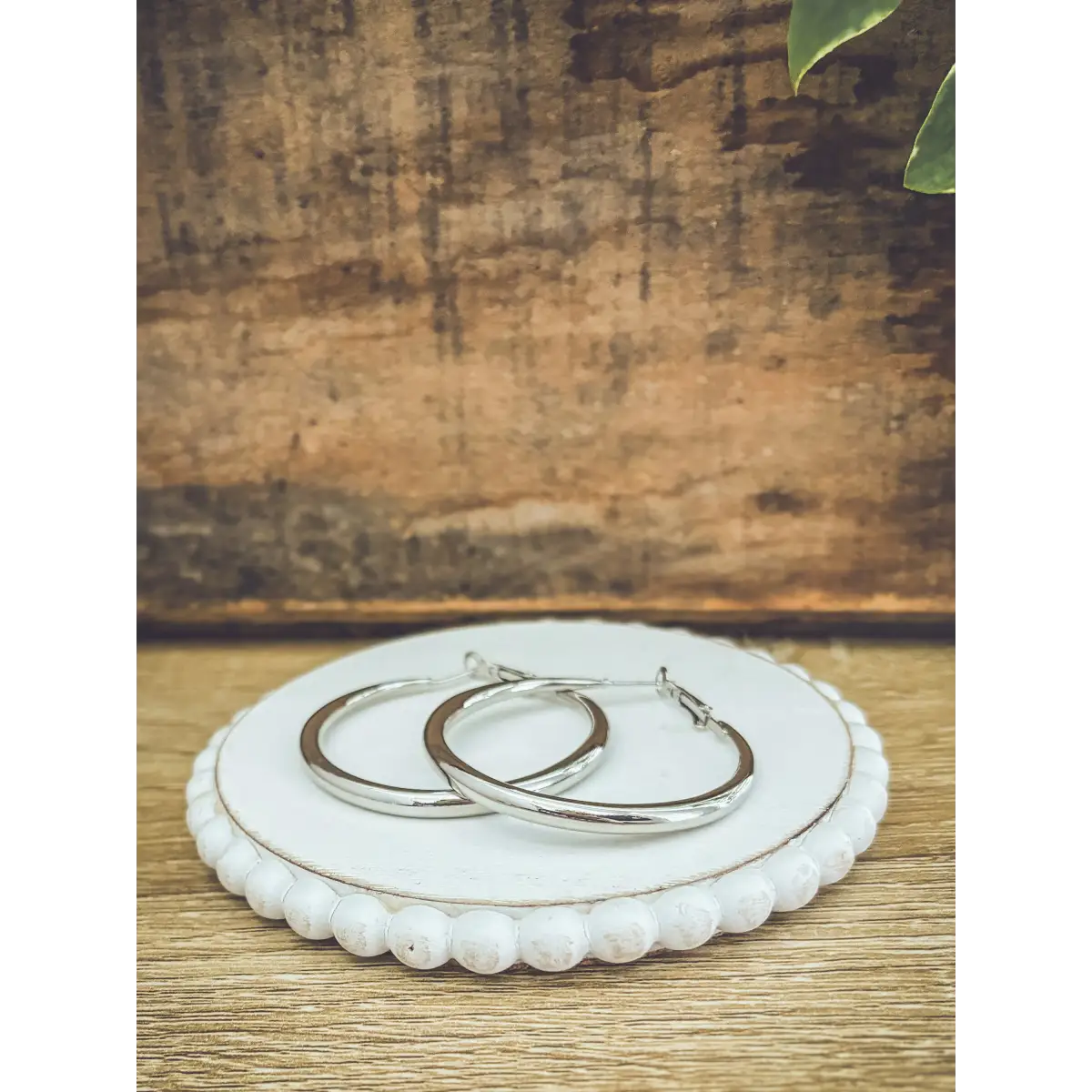 Everyday Large Hoop Earrings - Gold or Silver - Rooted Home Goods