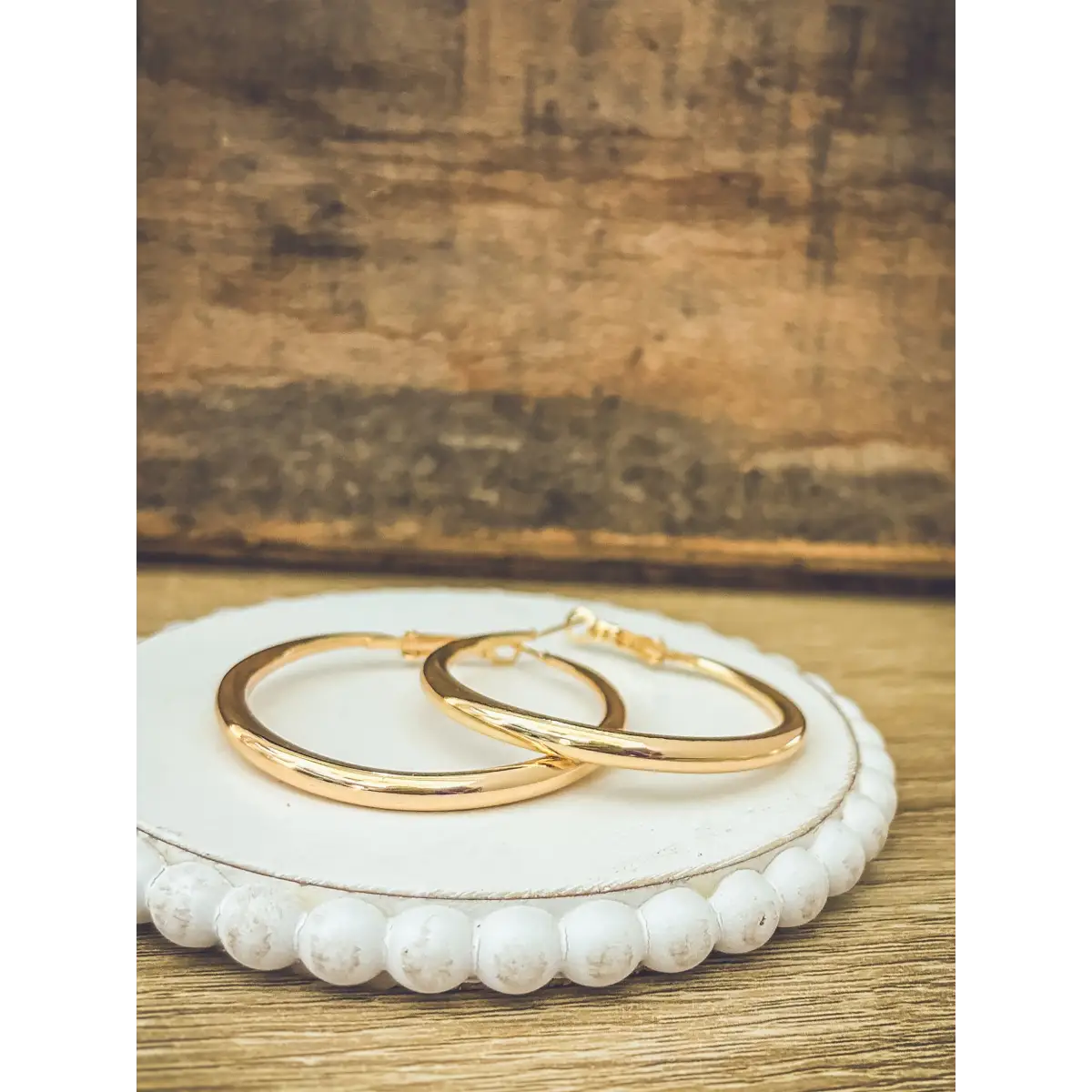 Everyday Large Hoop Earrings - Gold or Silver - Rooted Home Goods