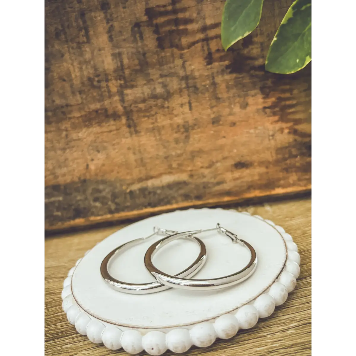 Everyday Large Hoop Earrings - Gold or Silver - Rooted Home Goods