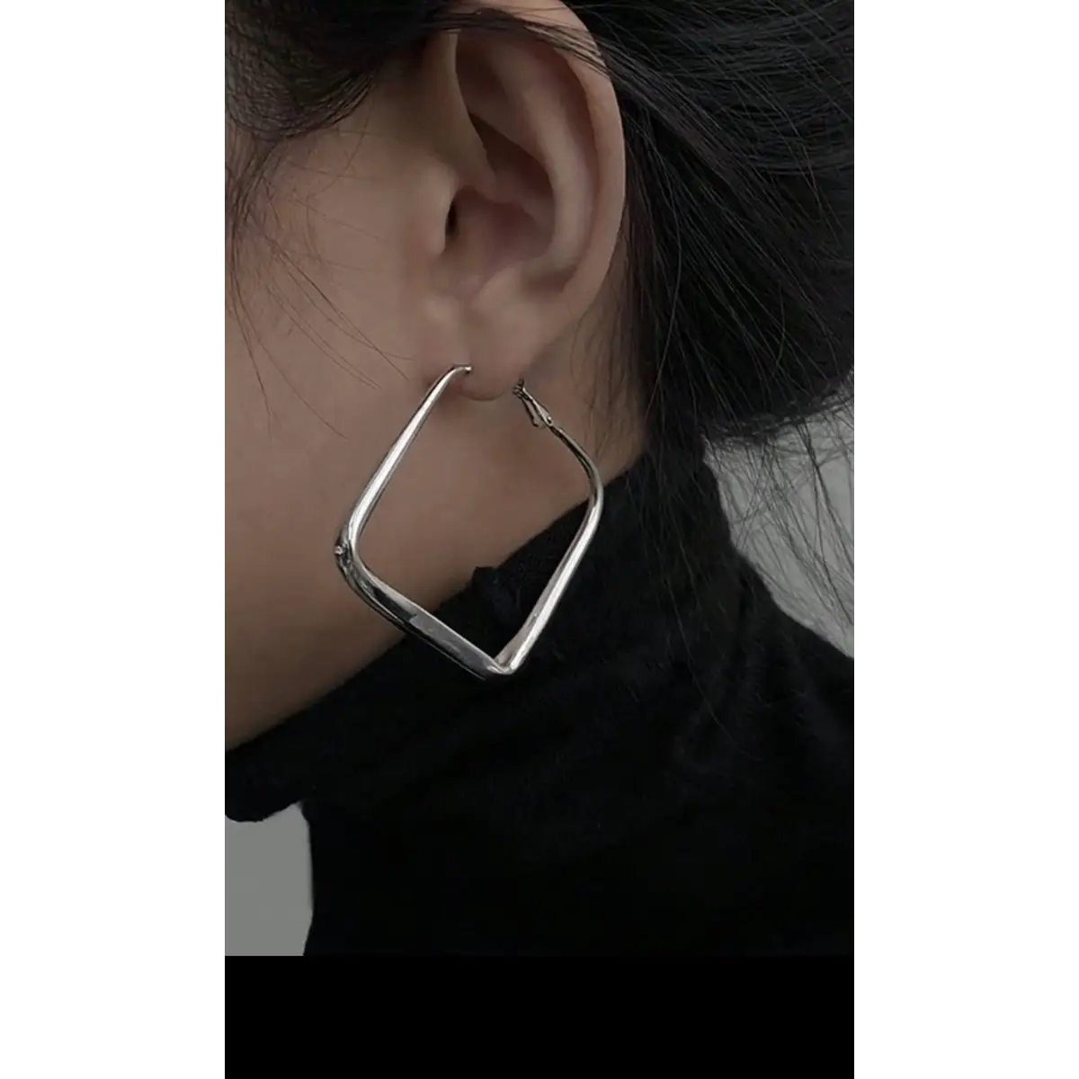 Everyday Square Hoop Earrings - Gold or Silver - Rooted Home Goods