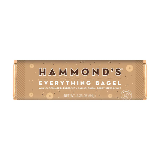 Everything Bagel - Milk Chocolate Candy Bar - Hammond’s Candies / Lolli & Pops