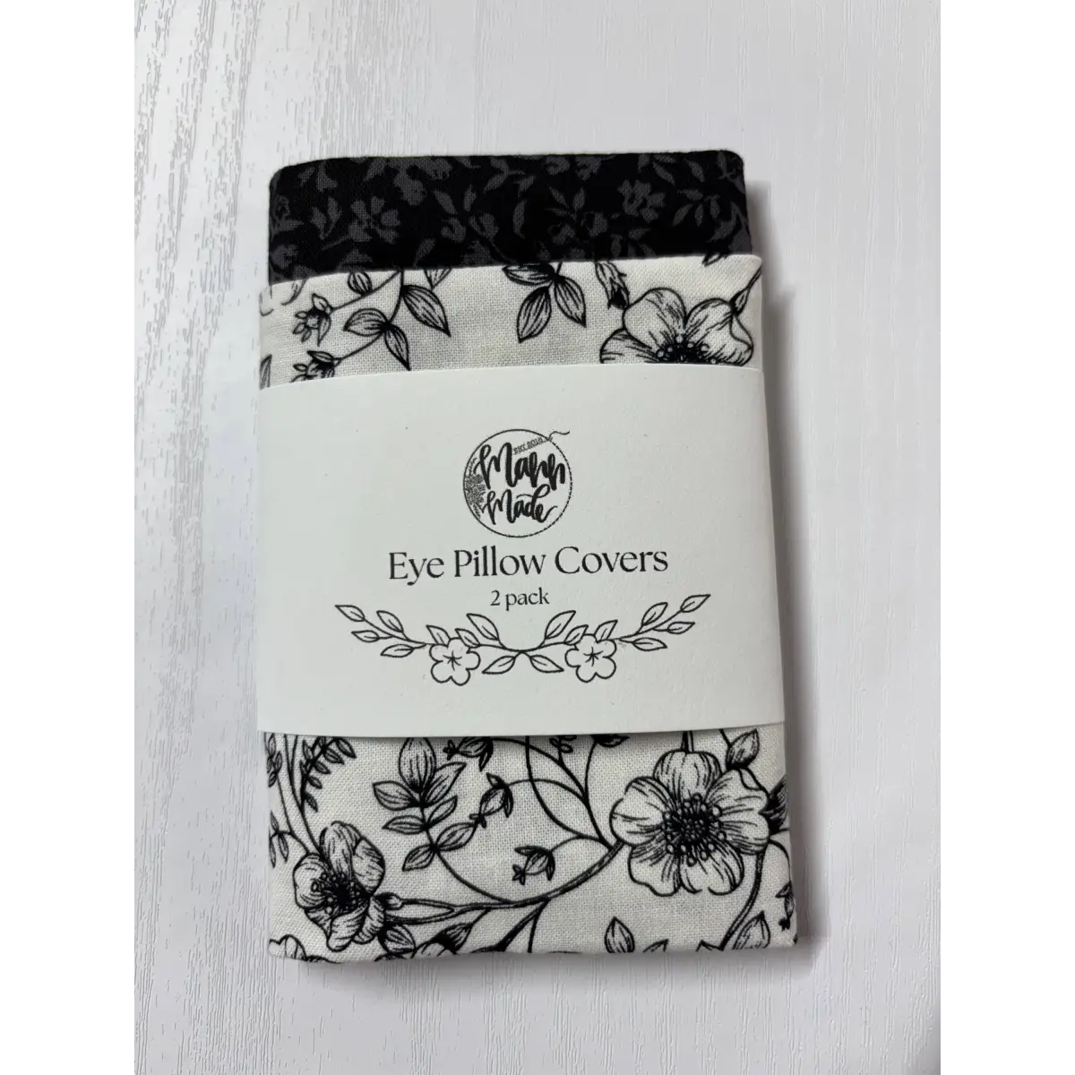 Eye Pillow Covers - 2 pack - black/white - Mann Made