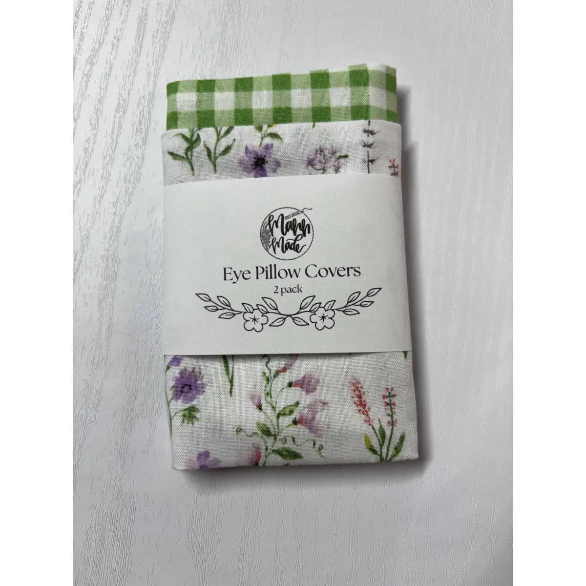 Eye Pillow Covers - 2 pack - Delicate/plaid - Mann Made