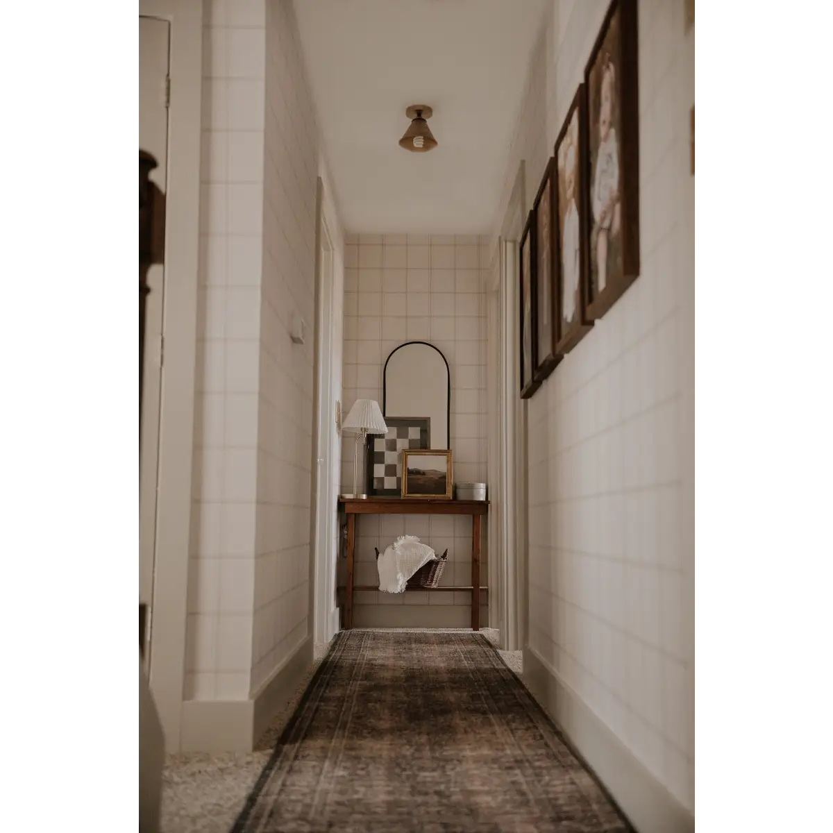 Ezra Wallpaper - Subtle Large Scale Check - by Fox and Pebble - Loomwell Home Goods