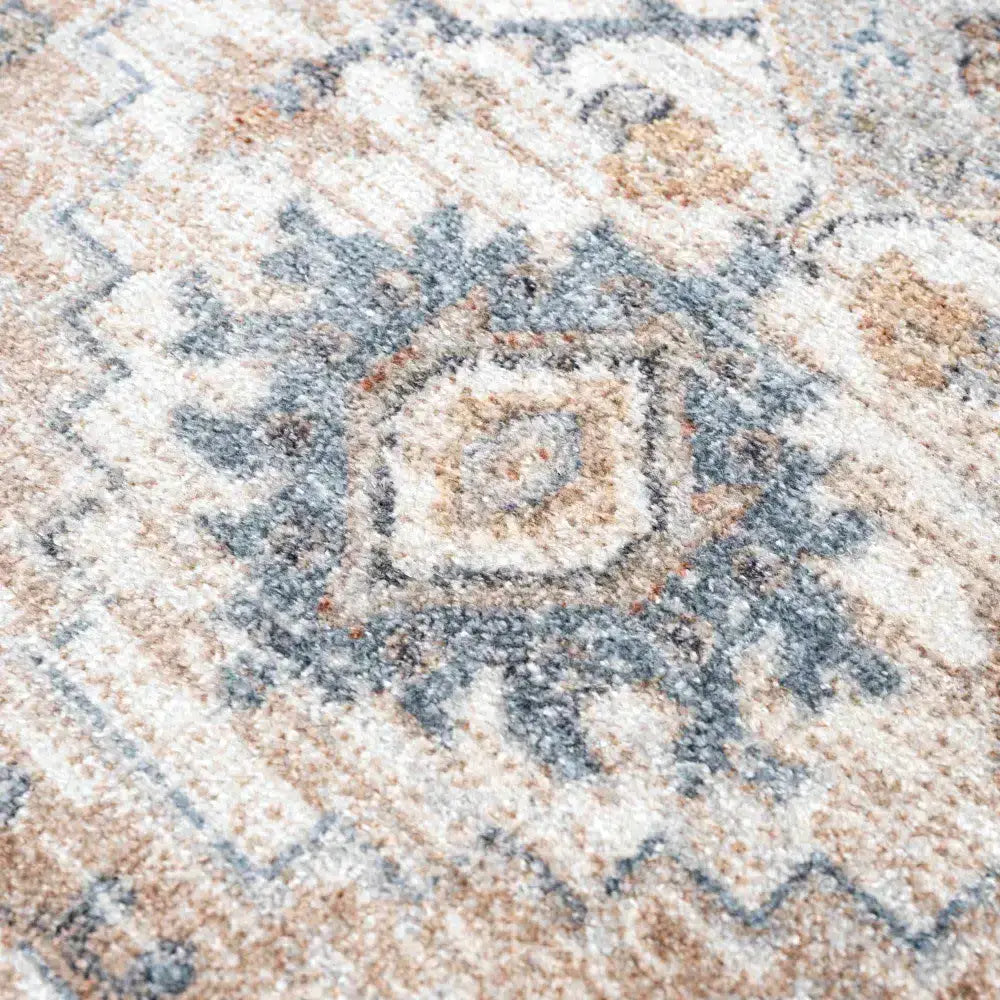 Ezri Cream Washable Area Rug - 2’ x 3’ Rectangle - Boutique Rugs