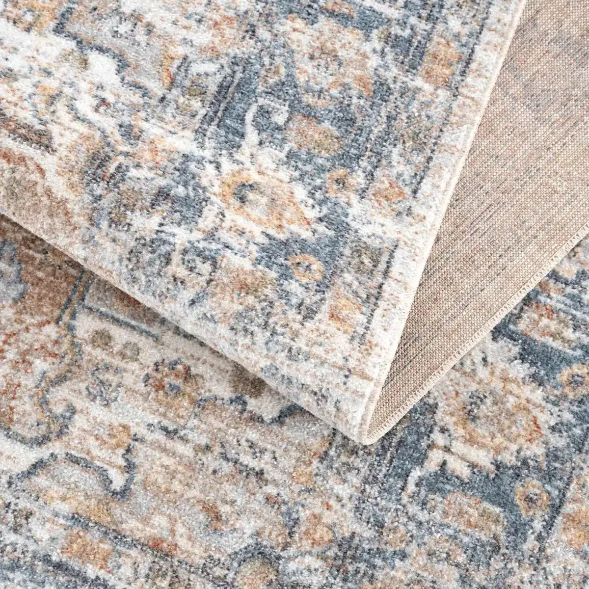 Ezri Cream Washable Area Rug - Boutique Rugs
