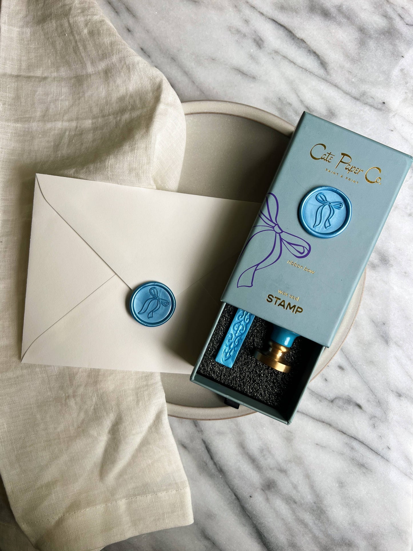 Wax Seal Set with Stick and Stamp