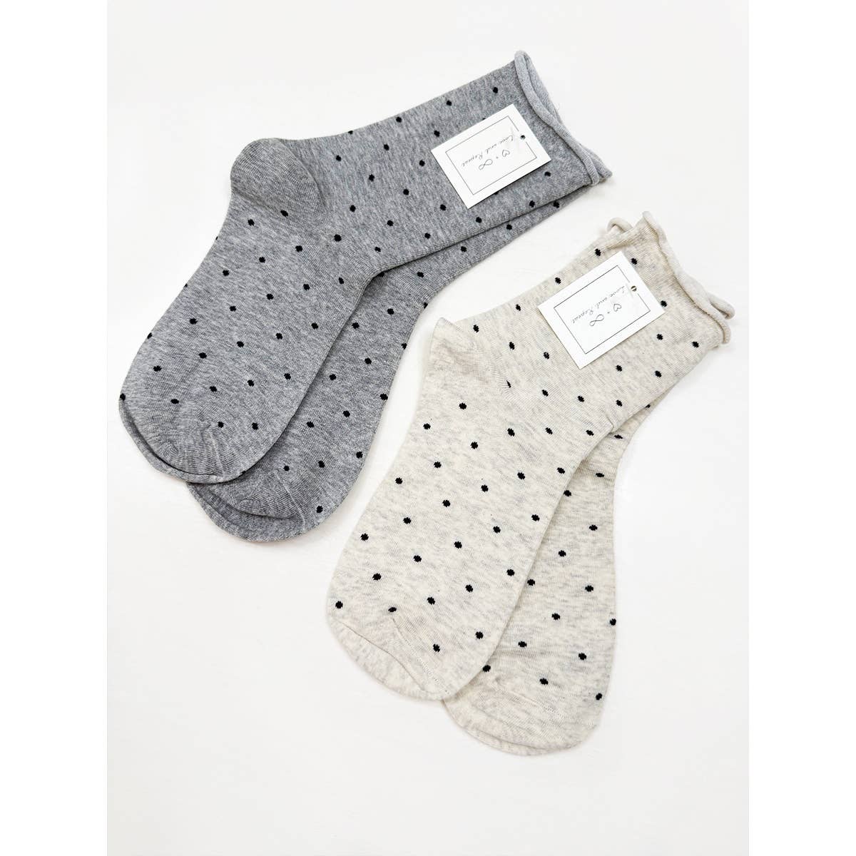 Casual Polkadot Crew Socks