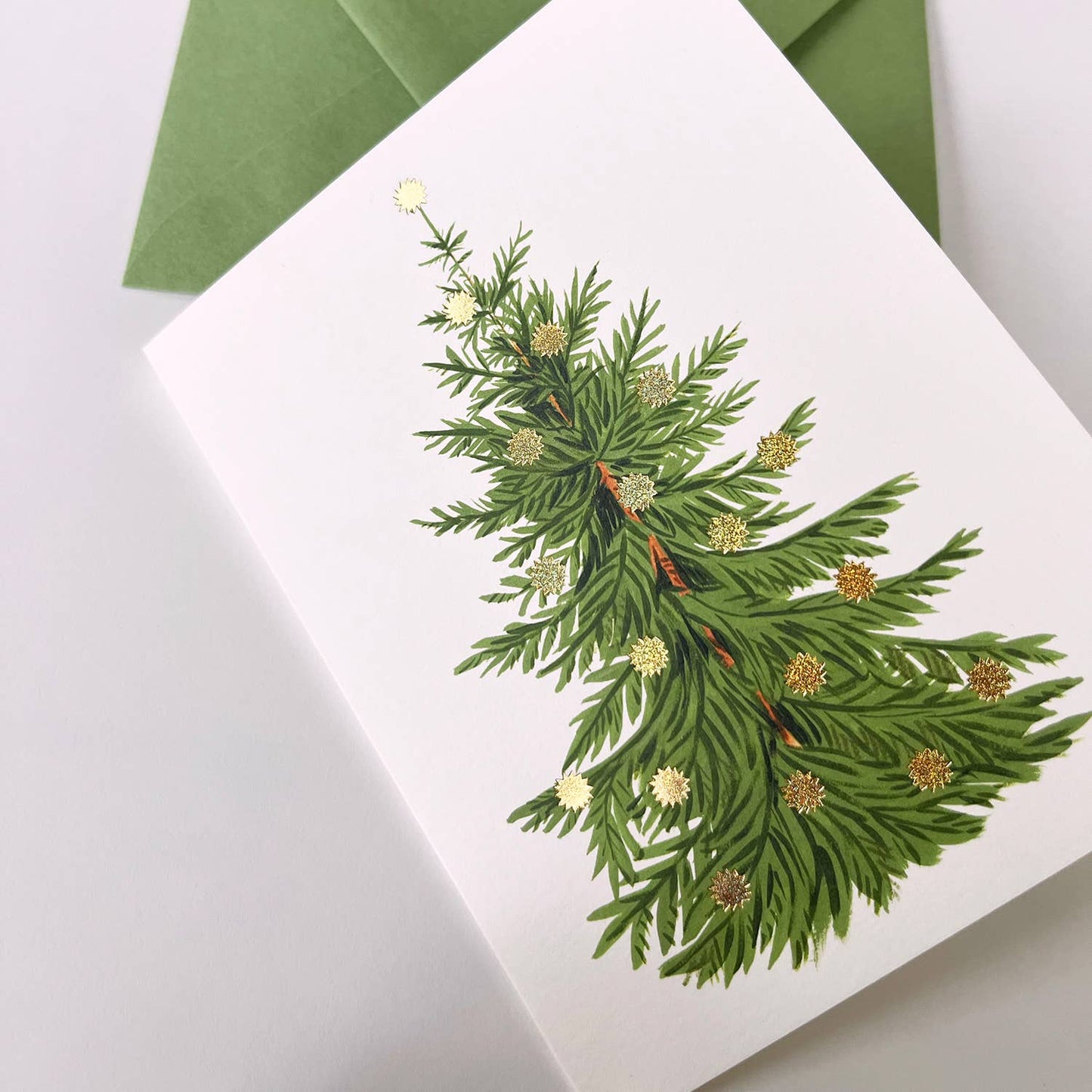 Christmas Card - Pine Tree - Botanica Paper Co.