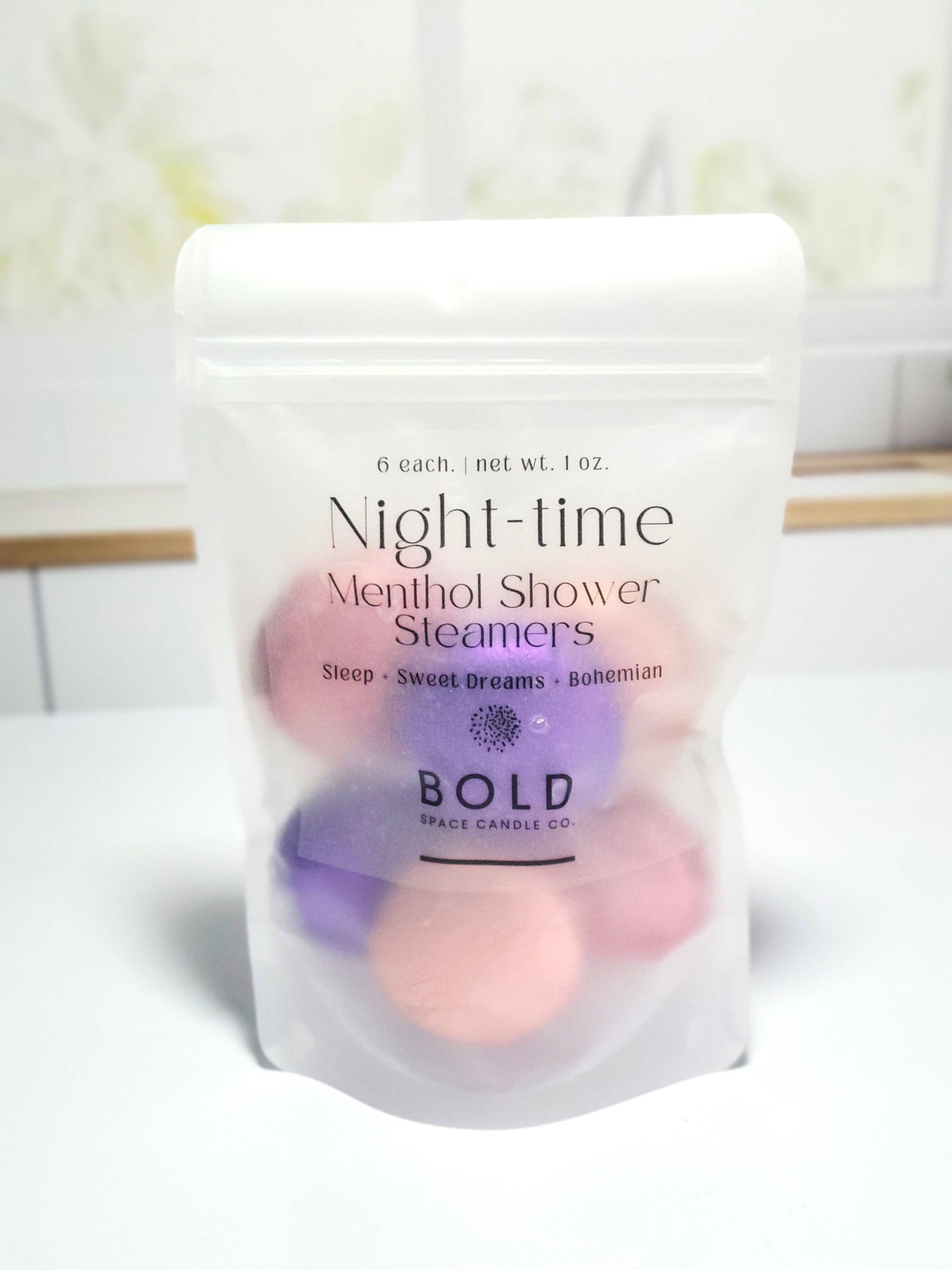 Shower Steamers – Night Time Collection - 6 pack 3 scents - Bold Space Candle Co.