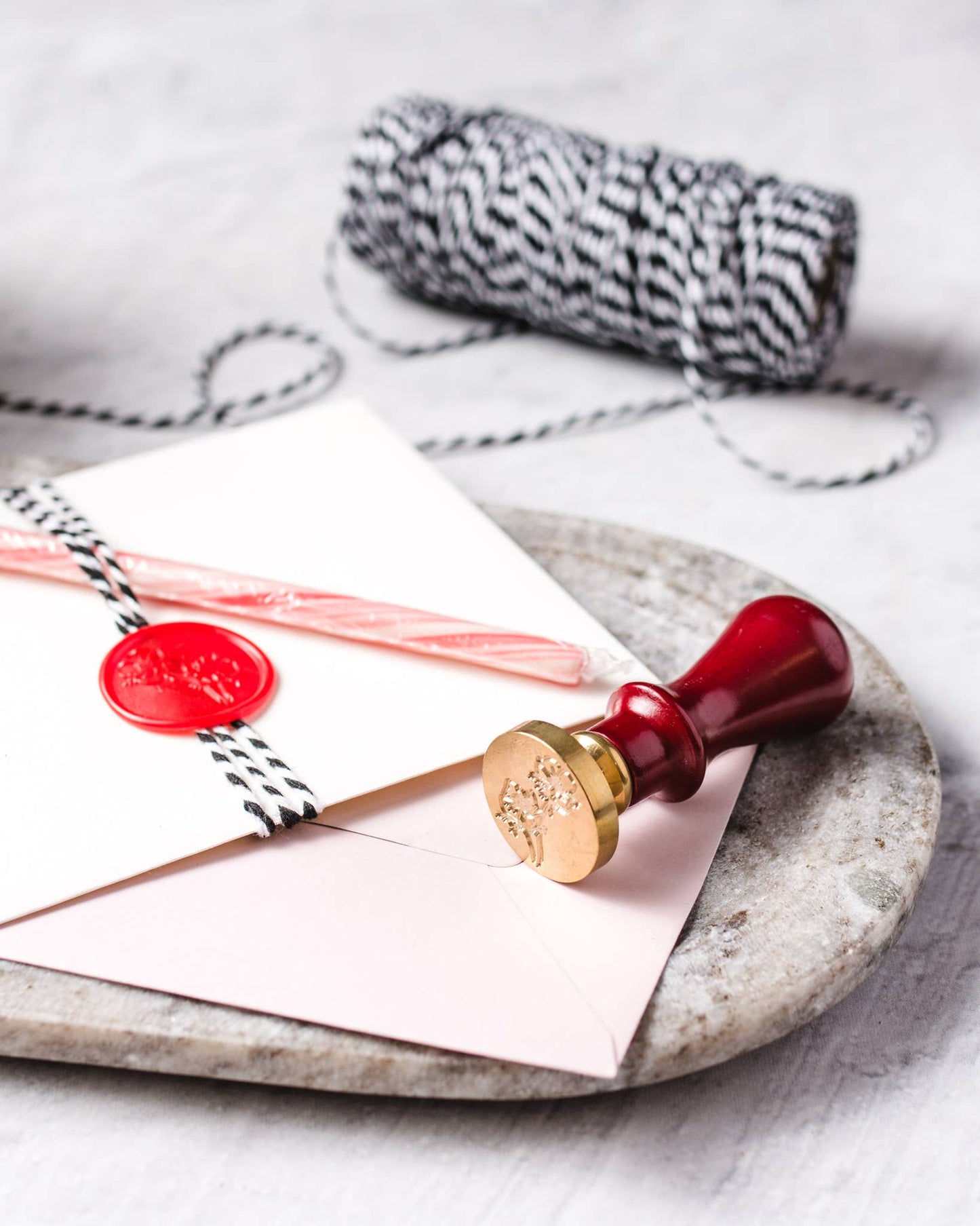 Wax Seal Set with Stick and Stamp