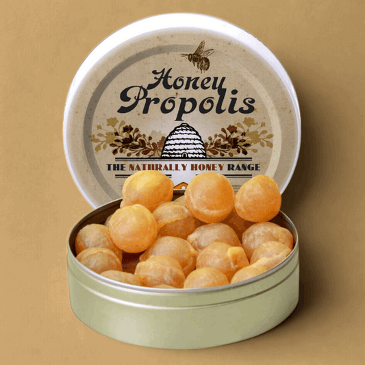 Honey Propolis - French Gourmet Natural Candy Tin - Apipharma - Bonbon USA France