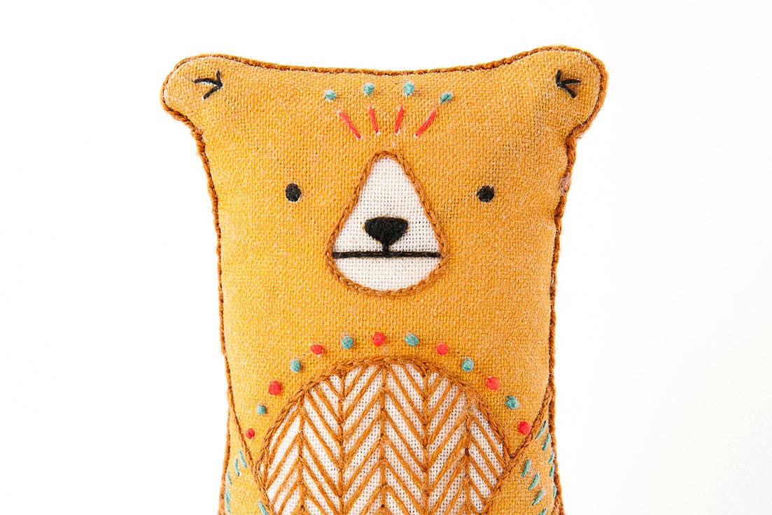 Bear - Embroidery Kit - Kiriki Press