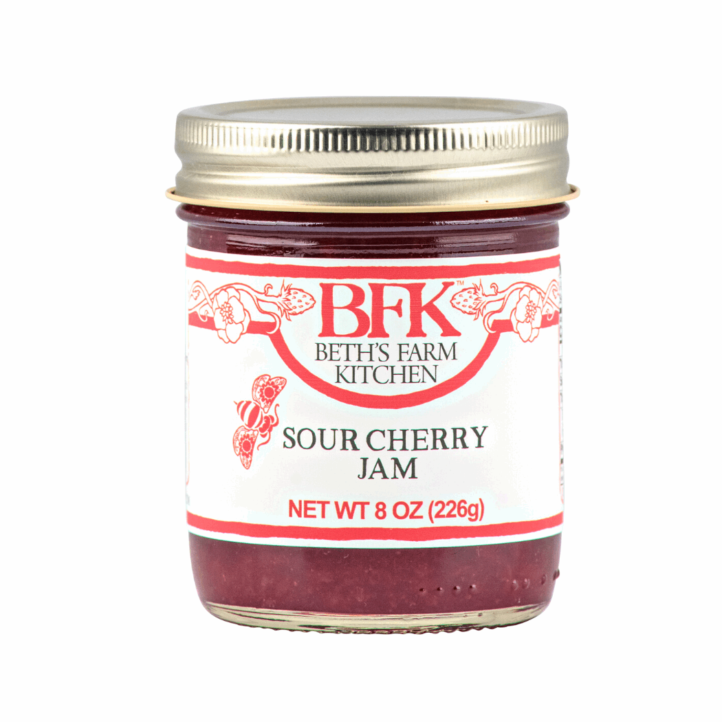 Sour Cherry Jam - Low Sugar - Beth’s Farm Kitchen