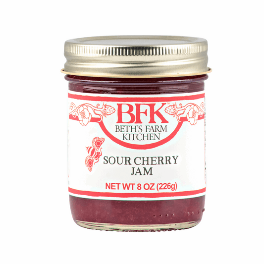 Sour Cherry Jam - Low Sugar - Beth’s Farm Kitchen
