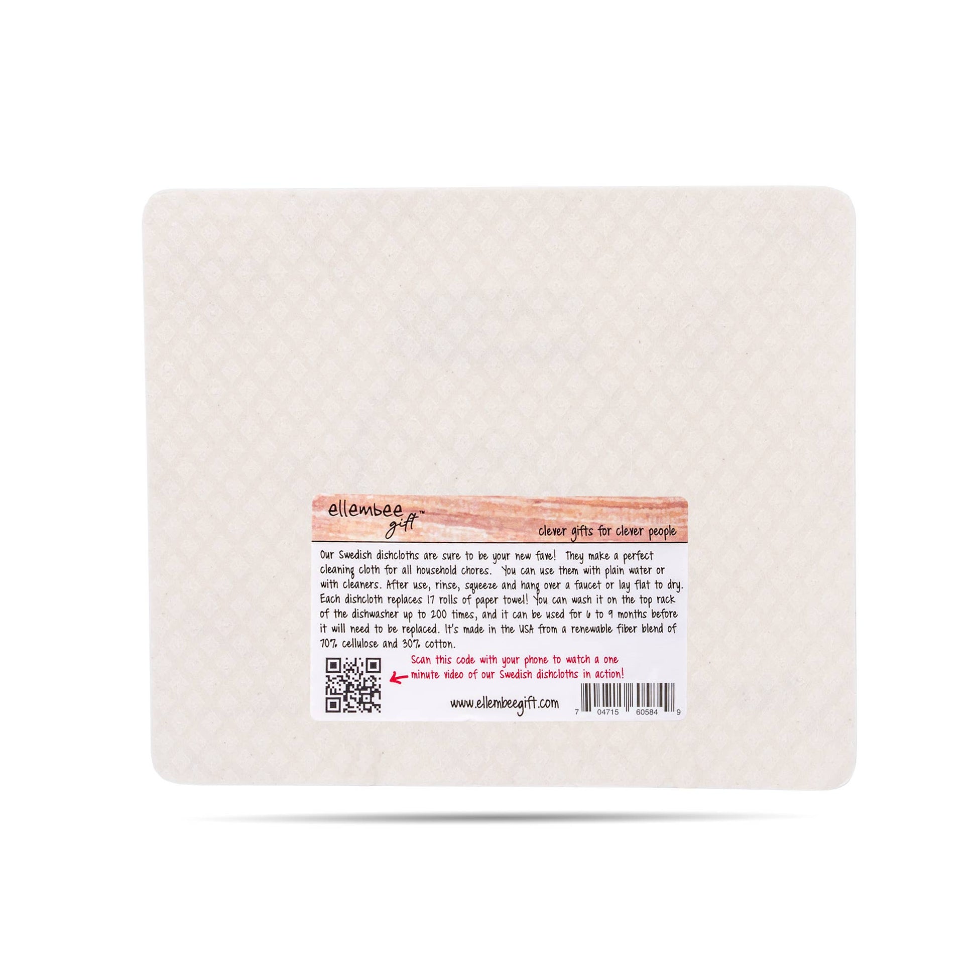 Swedish Dish Cloth - Done with Dishes - Funny - ellembee gift