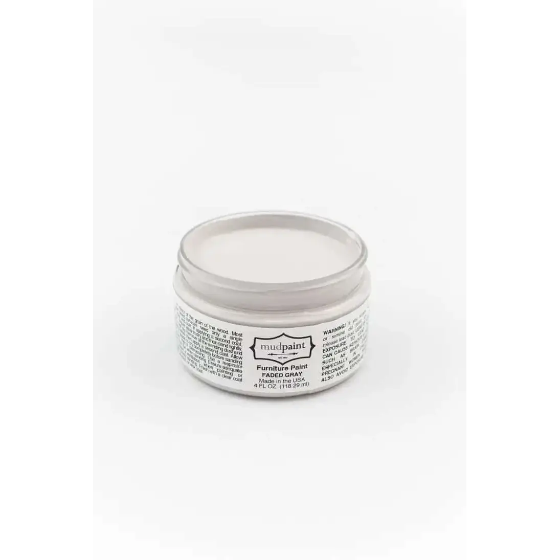 Faded Gray - MudPaint Clay Furniture Paint - MudPaint