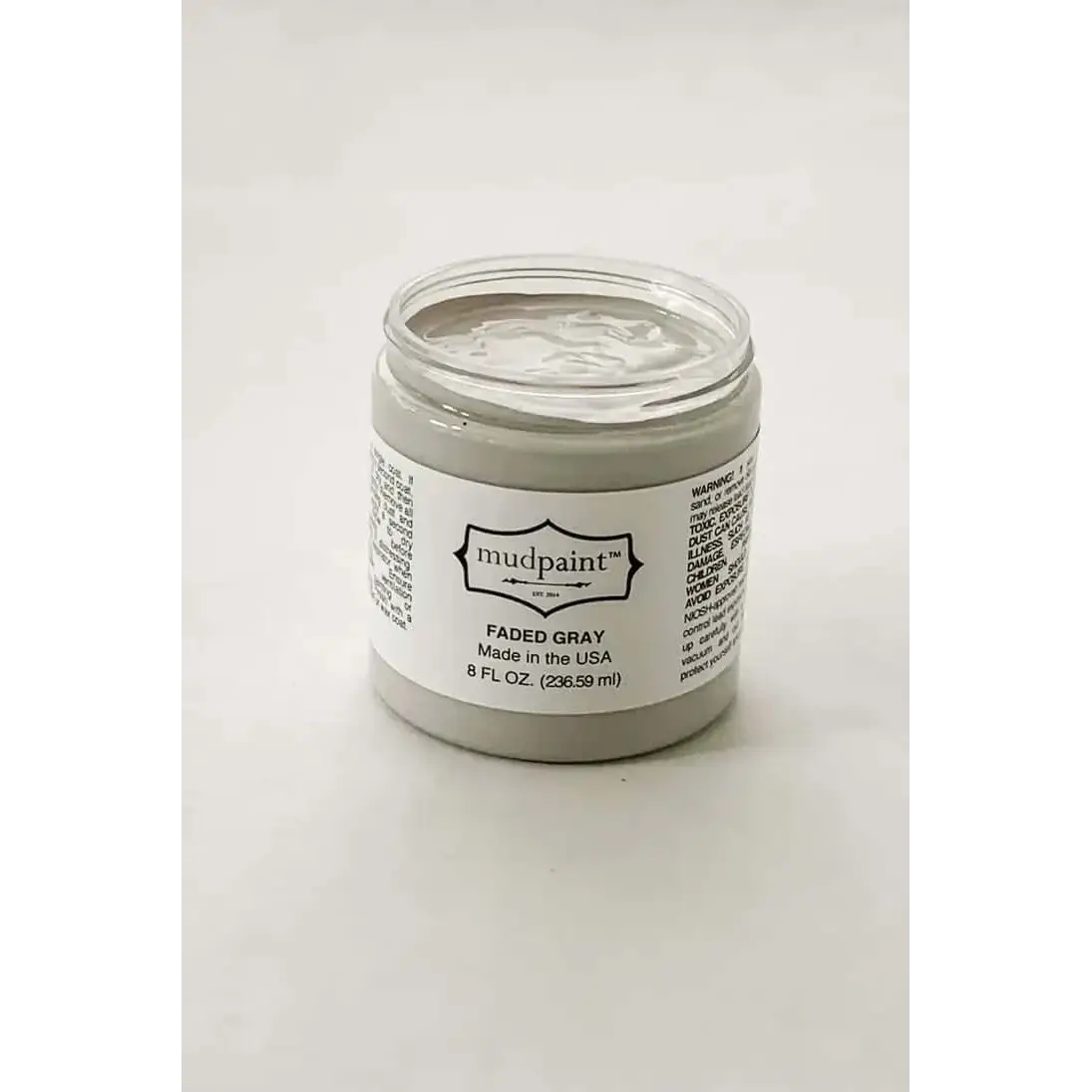 Faded Gray - MudPaint Clay Furniture Paint - MudPaint