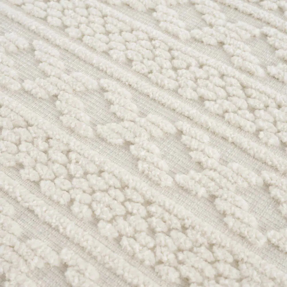 Fadey White Textured Washable Rug - 2’ x 2’10’’ Rectangle - Boutique Rugs