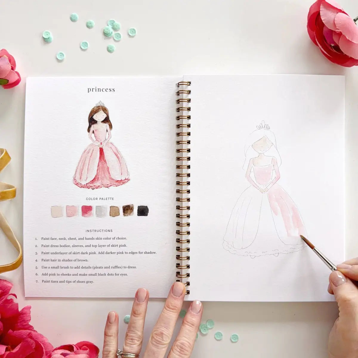 Watercolor Workbook - Fairytale - Emily Lex - emily lex studio