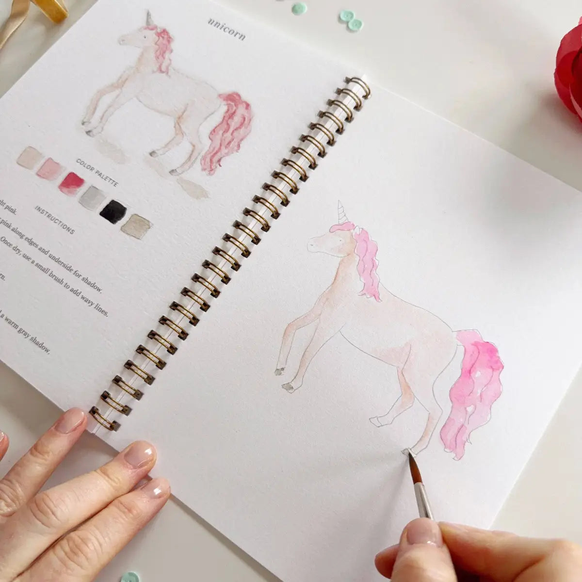 Watercolor Workbook - Fairytale - Emily Lex - emily lex studio