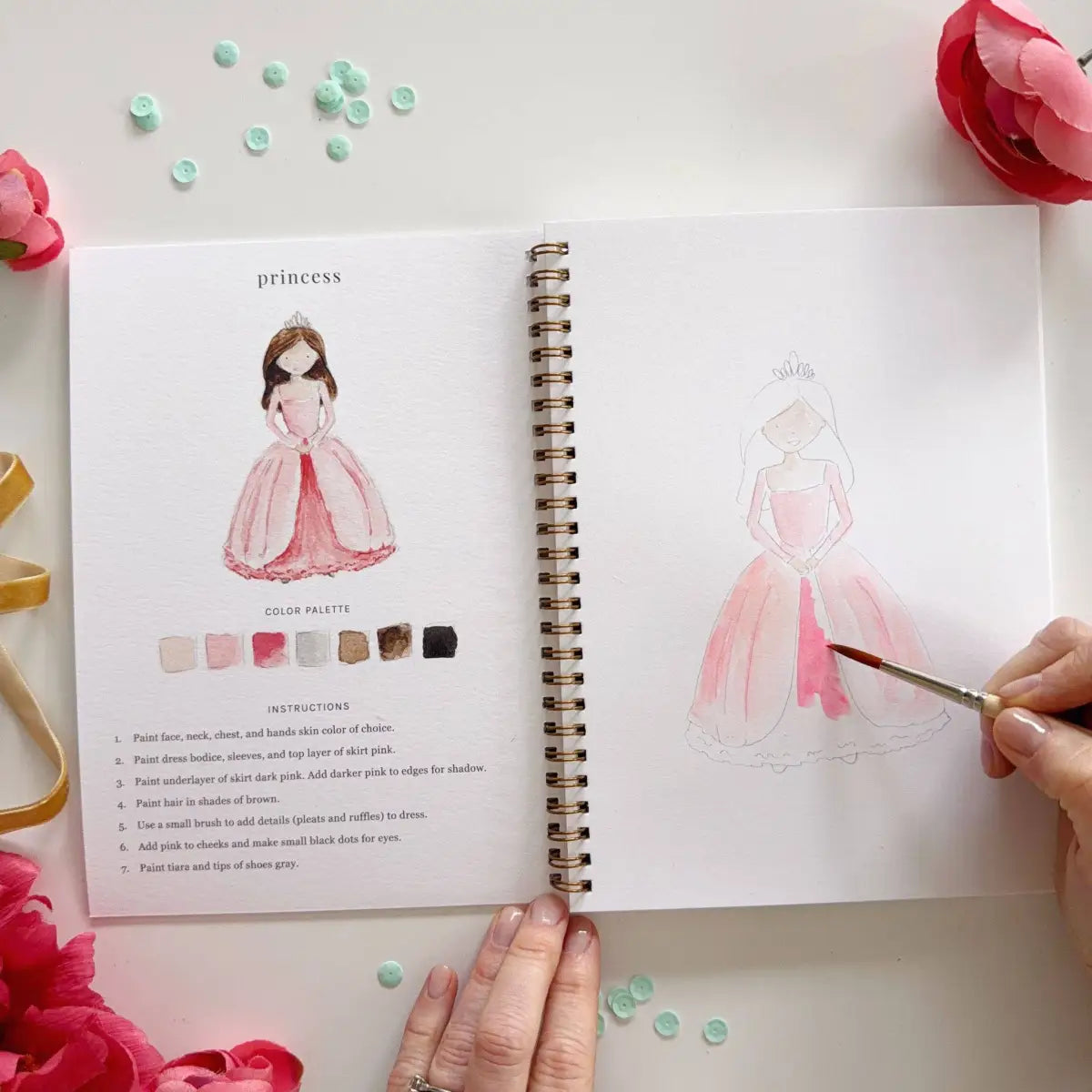 Watercolor Workbook - Fairytale - Emily Lex - emily lex studio