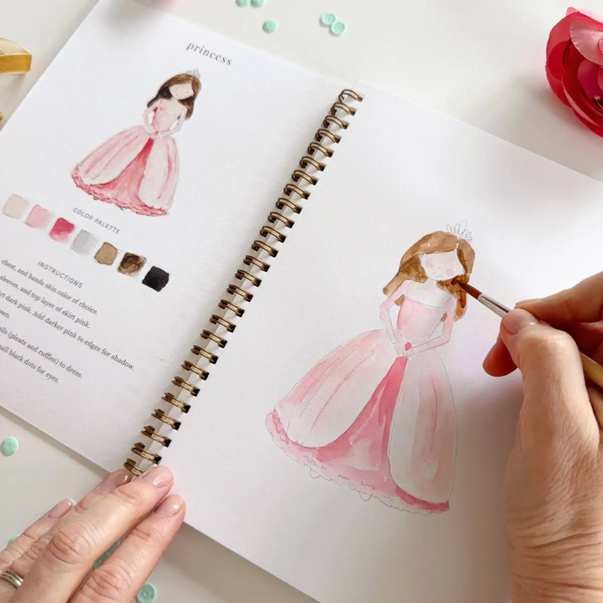 Watercolor Workbook - Fairytale - Emily Lex - emily lex studio