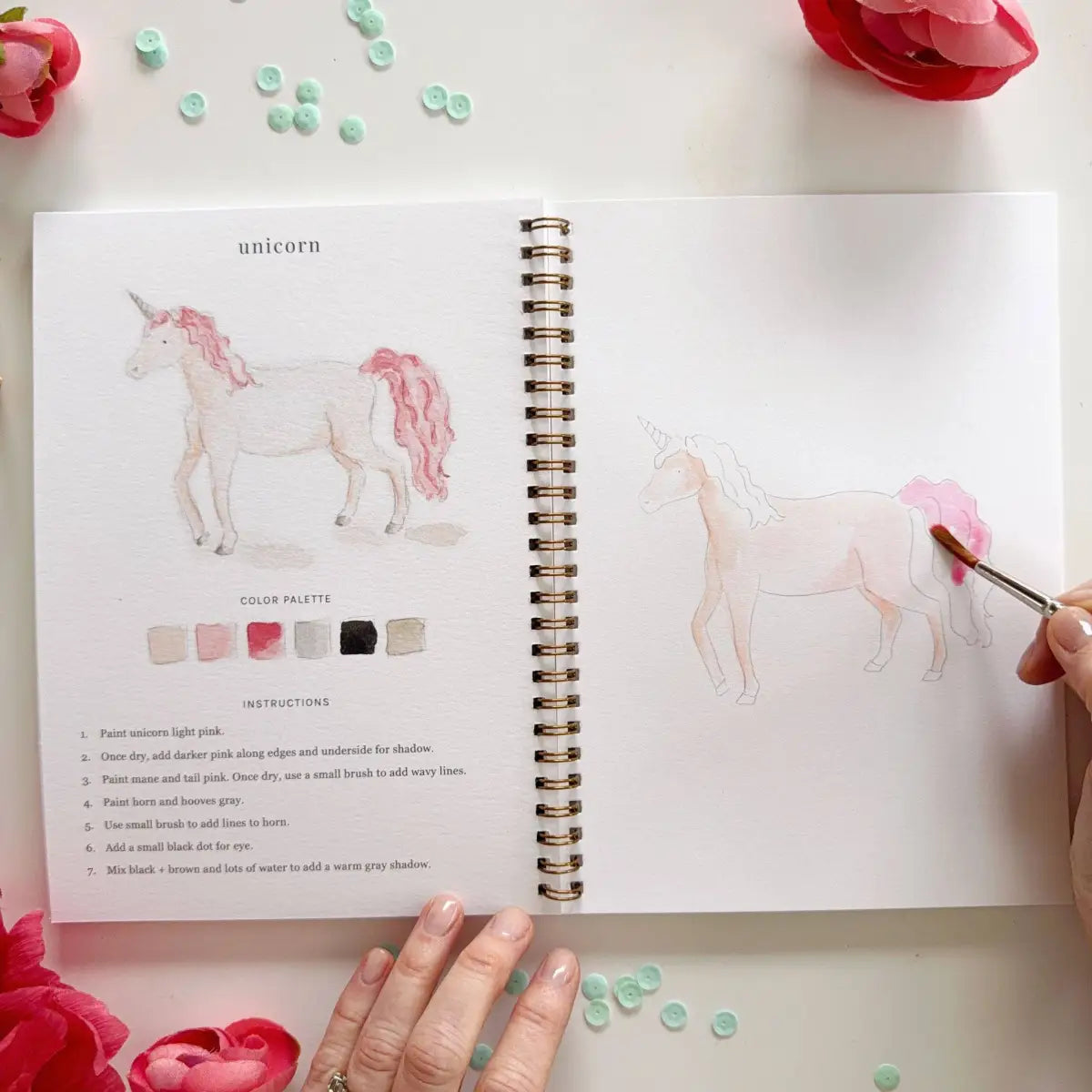 Watercolor Workbook - Fairytale - Emily Lex - emily lex studio