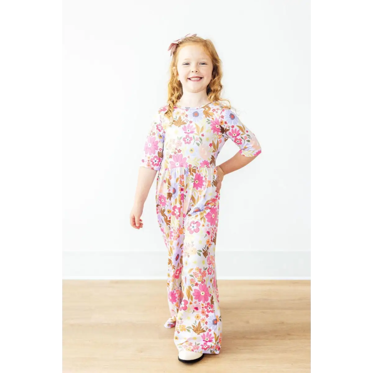 Fall Botanicals Wide Leg Jumpsuit - Mila & Rose ®