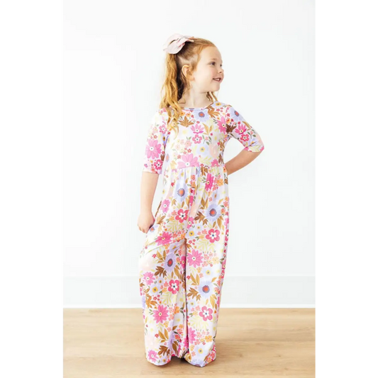 Fall Botanicals Wide Leg Jumpsuit - Mila & Rose ®
