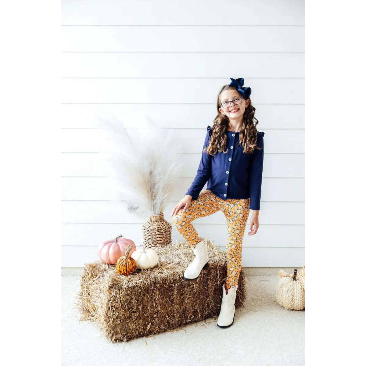 Fall Floral Leggings - Mila & Rose ®