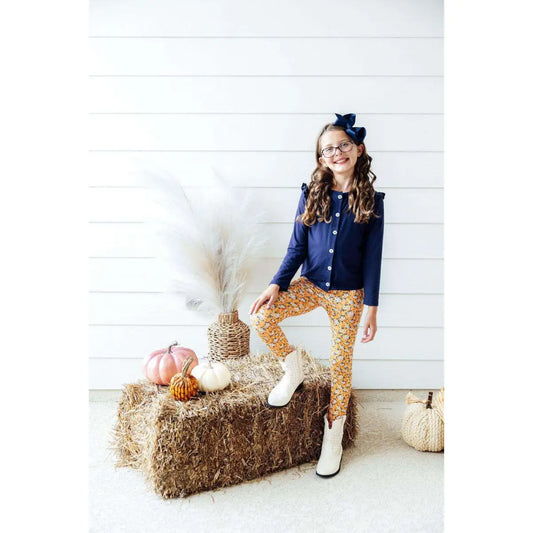 Fall Floral Leggings - Mila & Rose ®