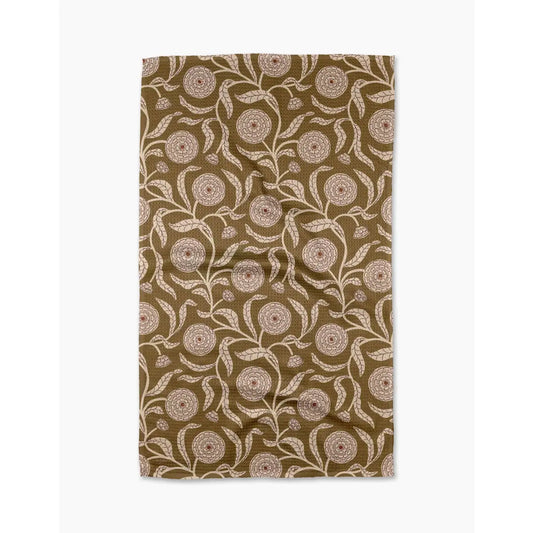 Kitchen Towel - Falling Flowers - Geometry