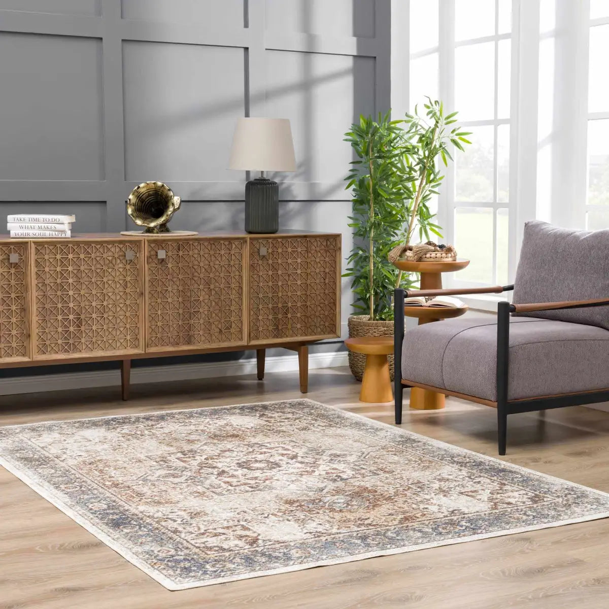 Fang Washable Area Rug - Boutique Rugs
