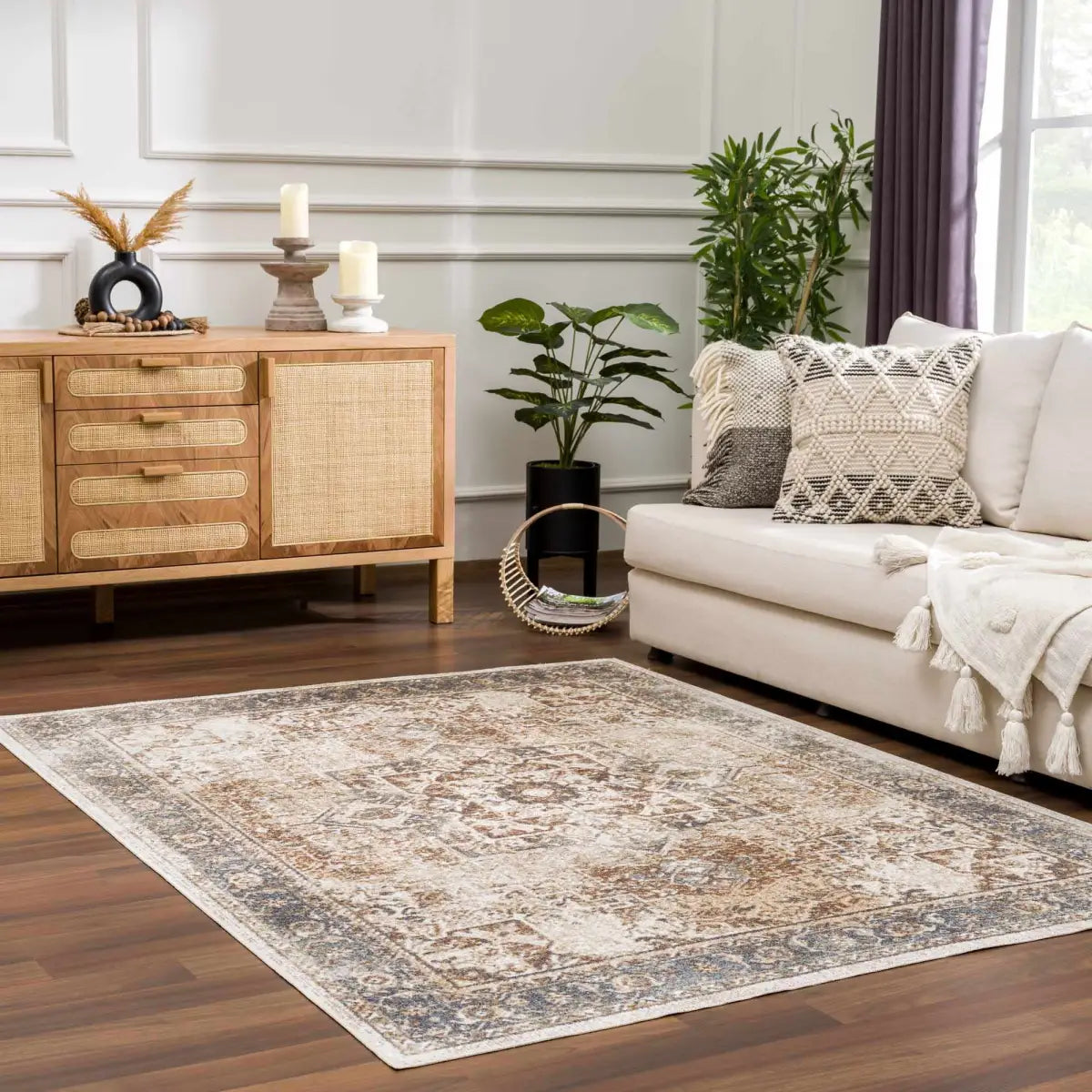 Fang Washable Area Rug - Boutique Rugs