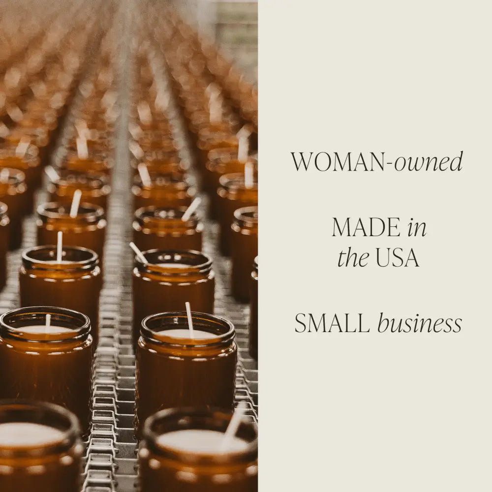 Farmhouse Soy Candle - Amber Jar - 9 oz - Sweet Water Decor