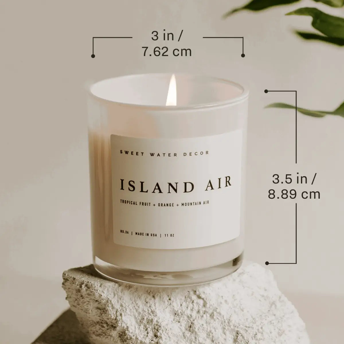 Farmhouse Soy Candle - White Jar - 11 oz - Sweet Water Decor