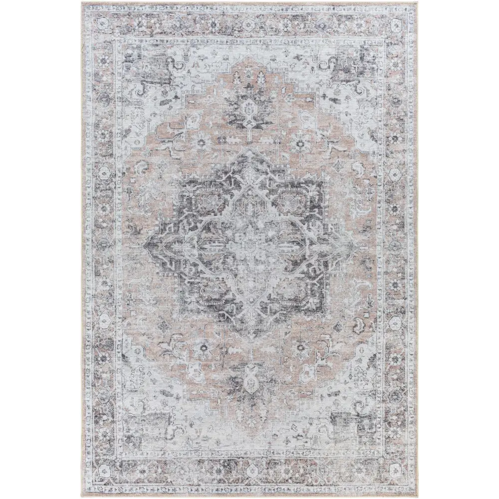 Fatih Washable Area Rug - 5’3’’ x 7’3’’ Rectangle - Boutique Rugs