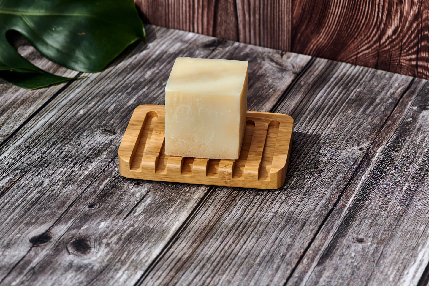 Bamboo Self-Draining Soap Dish