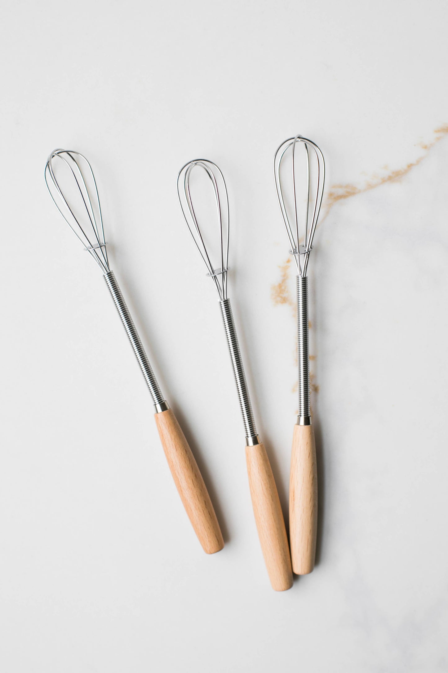 Vintage Mini Whisk with Wood Handle - Fodory