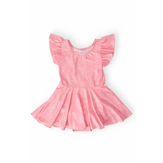 Feeling Pink S/S Twirl Leotard - Mila & Rose ®