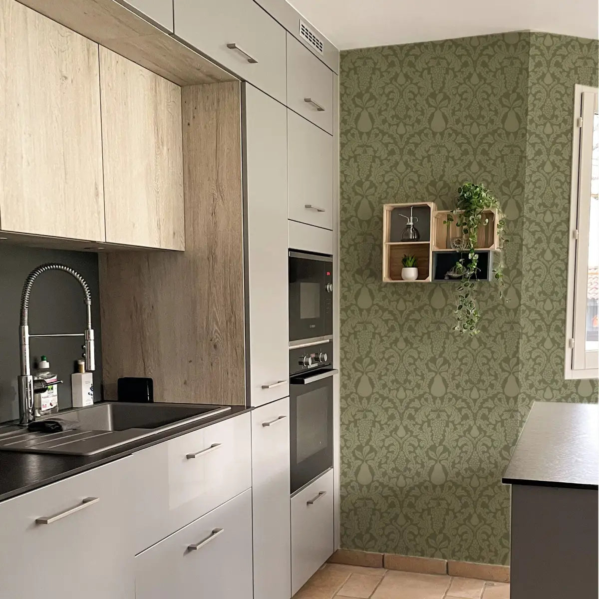 Felipe Wallpaper - Grapes and Pears - by Lisee Ree - Loomwell Home Goods