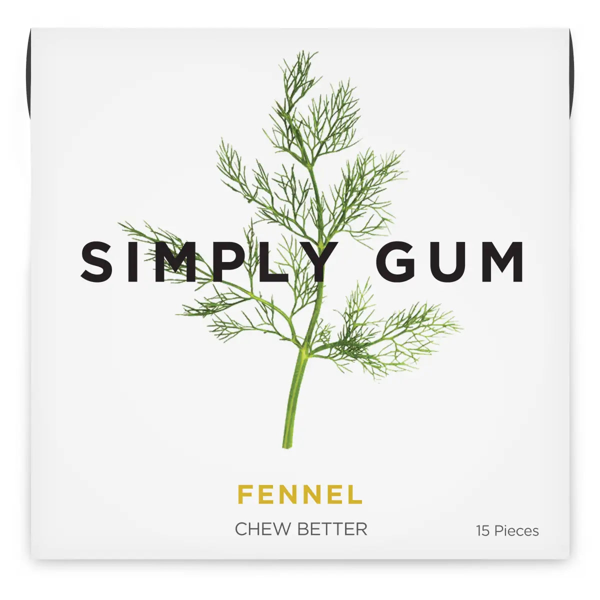 Simply Gum - Fennel - All-Natural Chewing Gum - Simply Gum