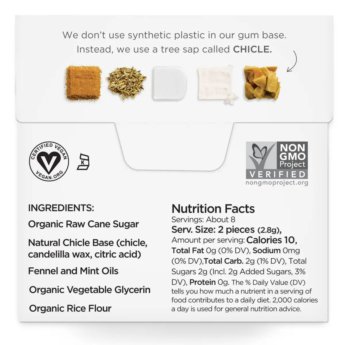 Simply Gum - Fennel - All-Natural Chewing Gum - Simply Gum