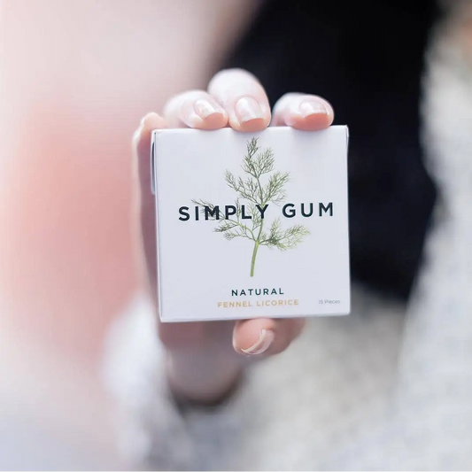 Simply Gum - Fennel - All-Natural Chewing Gum - Simply Gum