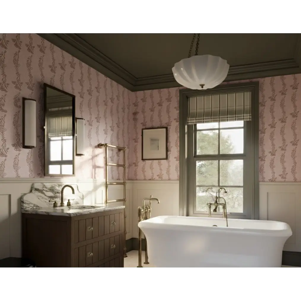 Ferguson Wallpaper - Foxglove Vines - by WabiSabi Pattern Studio - Loomwell Home Goods