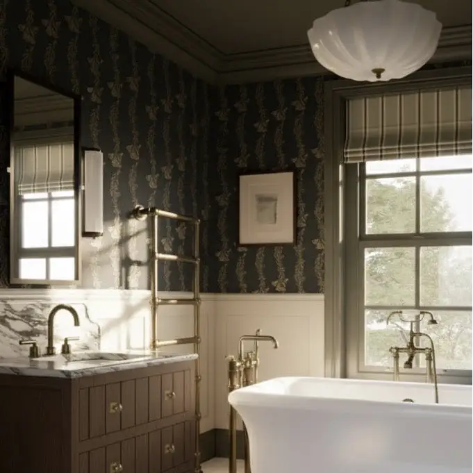 Ferguson Wallpaper - Foxglove Vines - by WabiSabi Pattern Studio - Loomwell Home Goods